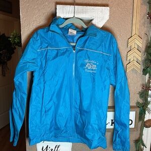 GOGO Sports Inc. Martha’s Vineyard Aqua Rain Jacket Windbreaker Women’s  Large